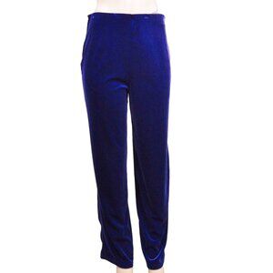 VTG VELOUR GOTH Whimsigoth Steampunk Witchy  Boho Grape Purple Pull On Pants M